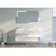 Meuble double vasque blanc mat salle de bain FLORENTINO 1200B