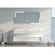 Meuble double vasque salle de bain FLORENTINO 140cm Blanc mat