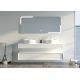 Meuble double vasque salle de bain FABRIANO 1600 Blanc