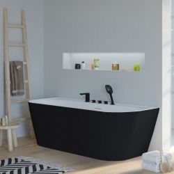 Baignoire îlot Noire Merida Black
