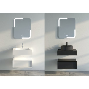Miroir Rectangulaire avec LED PRISMA_600