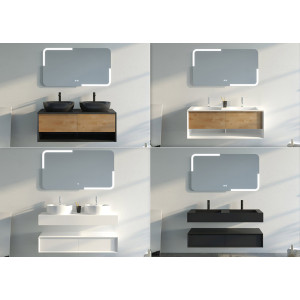 Miroir Rectangulaire avec LED PRISMA_1200