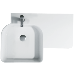 SDWD38186 : Plan vasque suspendu en solid surface
