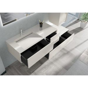Rangements Meuble de salle de bain Avigliano 1200 Blanc