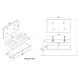 Plan Meuble salle de bain AVELLINO 1600B