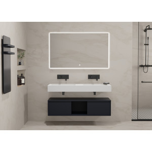 Meuble contemporain salle de bain ROMANZA 1200N