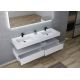 Meuble salle de bain AVELLINO 1600 Blanc