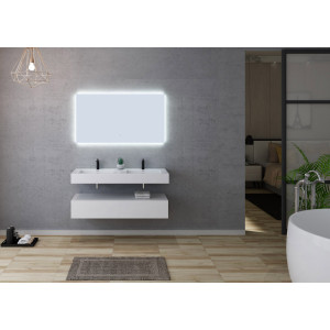 Meuble salle de bain AVELLINO 1200 Blanc