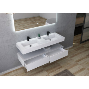 tiroirs Meuble salle de bain AVELLINO 1400B