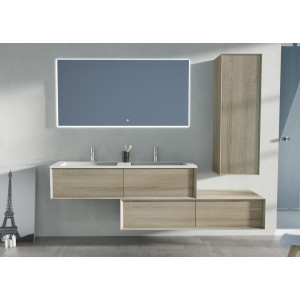 Meuble de salle de bain Avigliano 1400 Scandinave
