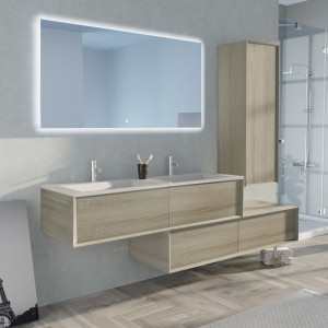 Meuble de salle de bain Avigliano 1400 Scandinave