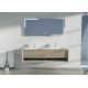 Meuble large à deux vasques salle de bain PORTOFINO 1600 Scandinave