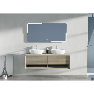 Meuble salle de bain SANZA 1400 Scandinave