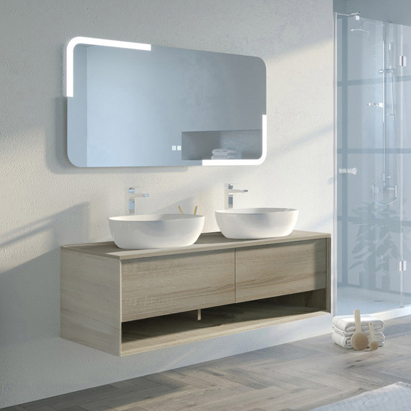 Bel ensemble de salle de bain SANZA 1400 Scandinave