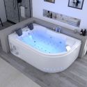 Baignoire balnéo asymétrique D-Mauna-Loa 30 jets Whirlpool