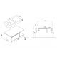 Plan Meuble salle de bain ROMANZA 90N