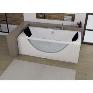 Baignoire balneo rectangulaire Kilauea S 22 jets