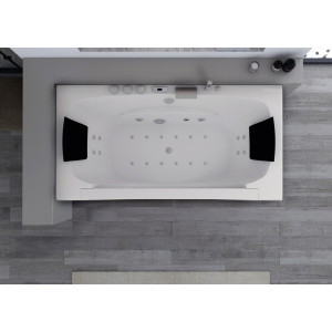 Baignoire balneo rectangulaire Kilauea 26 jets