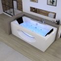 Baignoire balneo 2 places rectangulaire Caïman S 28 jets Whirlpool