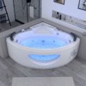 Baignoire balnéo d'angle Lisbonne 34 jets Whirlpool