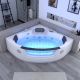 Baignoire Balnéo d'angle 2 places Brésilia 44 jets avec hublot