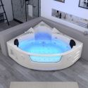 Baignoire Balnéo d'angle Maeva 39 jets Whirlpool