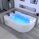 Baignoire balnéo asymétrique D-Mauna-Loa 30 jets Whirlpool