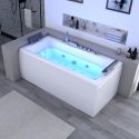 Baignoire balnéo rectangulaire Marbella 22  jets Whirlpool