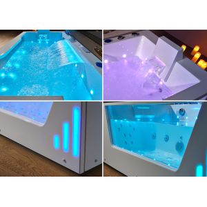 Détails Baignoire balnéo rectangulaire Luminosa 53 jets Whirlpool
