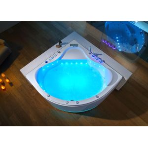 Baignoire balnéo d'angle Vesuve 81 jets Whirlpool