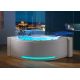 Baignoire balneo d'angle Vesuve 81 jets Whirlpool