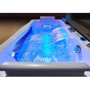 Baignoire balnéo rectangulaire Emeraude 35 jets Whirlpool