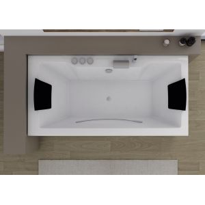 Baignoire rectangulaire avec hublot Kiss Me