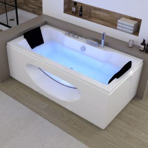 Baignoire rectangulaire avec hublot Kiss Me