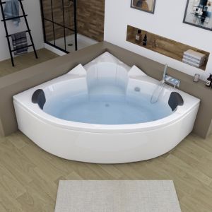 Baignoire d'angle sans jets So Chic