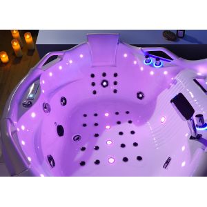 cuve Baignoire balnéo d'angle Love story 42 jets