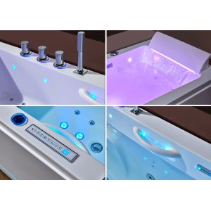 Détails Baignoire balnéo rectangulaire Santa fé 35 jets