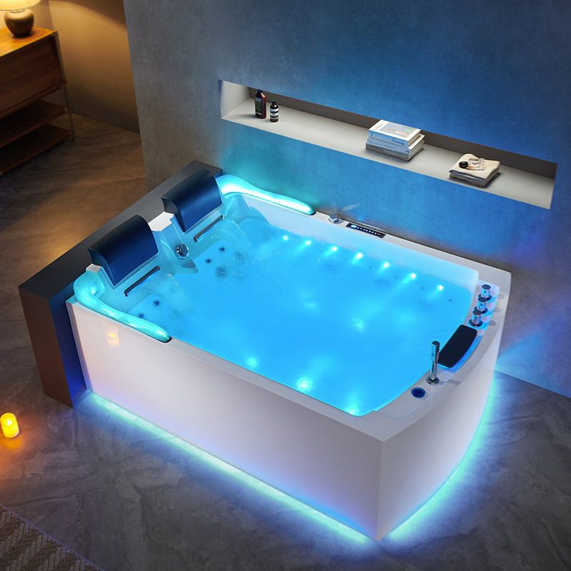 Baignoire balnéo rectangulaire Duo Nautilus Droit Résine 70 jets