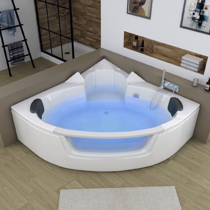 Baignoire simple d'angle Love you