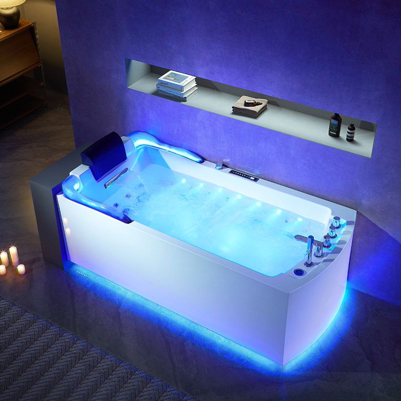 Baignoire balnéo rectangulaire Nautilus Droit Résine 47 jets