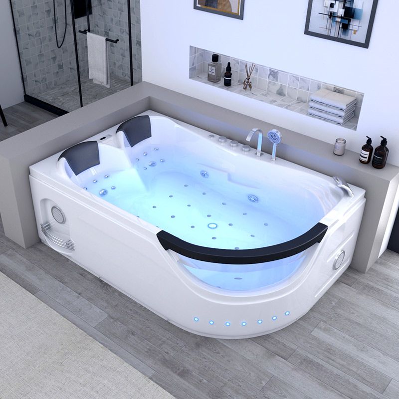 Baignoire balnéo asymétrique 2places D-Maldives 36 jets