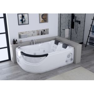 Baignoire balnéo asymétrique G-Maldives 36 jets