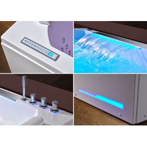 Détails Baignoire balnéo rectangulaire Pacifica 70 jets