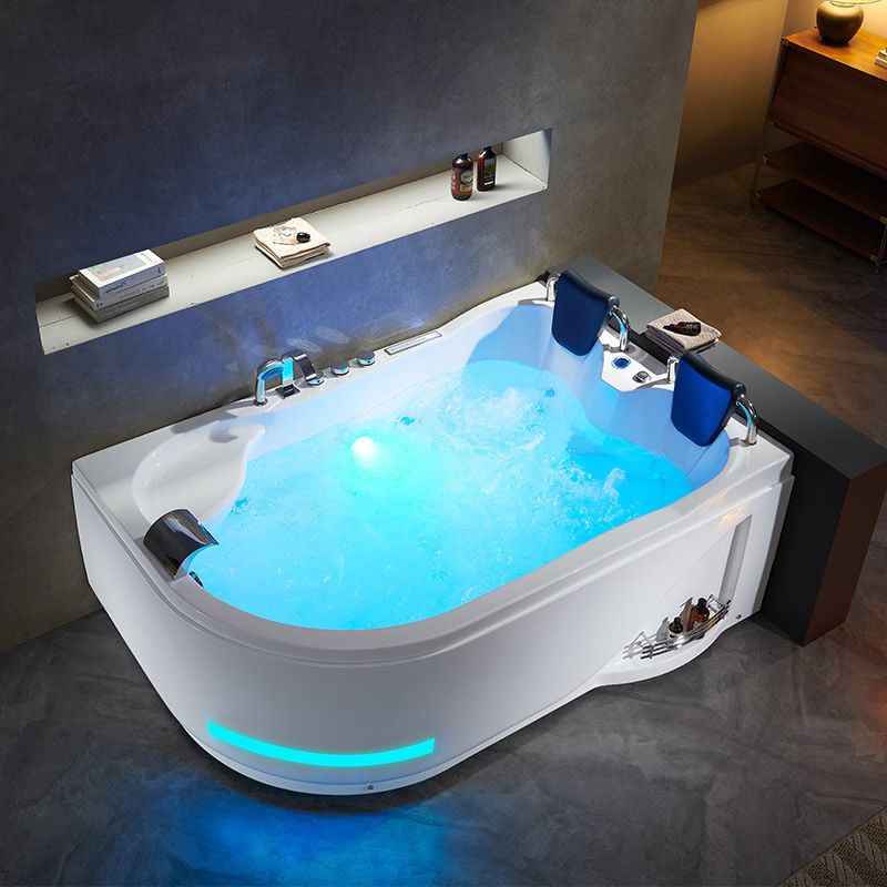 Baignoire balnéo asymétrique Genova Gauche 40 jets