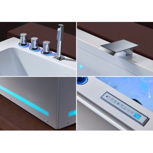 Baignoire balnéo rectangulaire Hanoï 40 jets