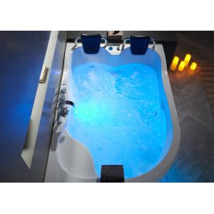 Baignoire balnéo asymétrique Genova Gauche 40 jets