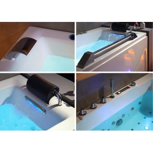 Détails Baignoire Balnéo Cleveland Gauche 46 jets