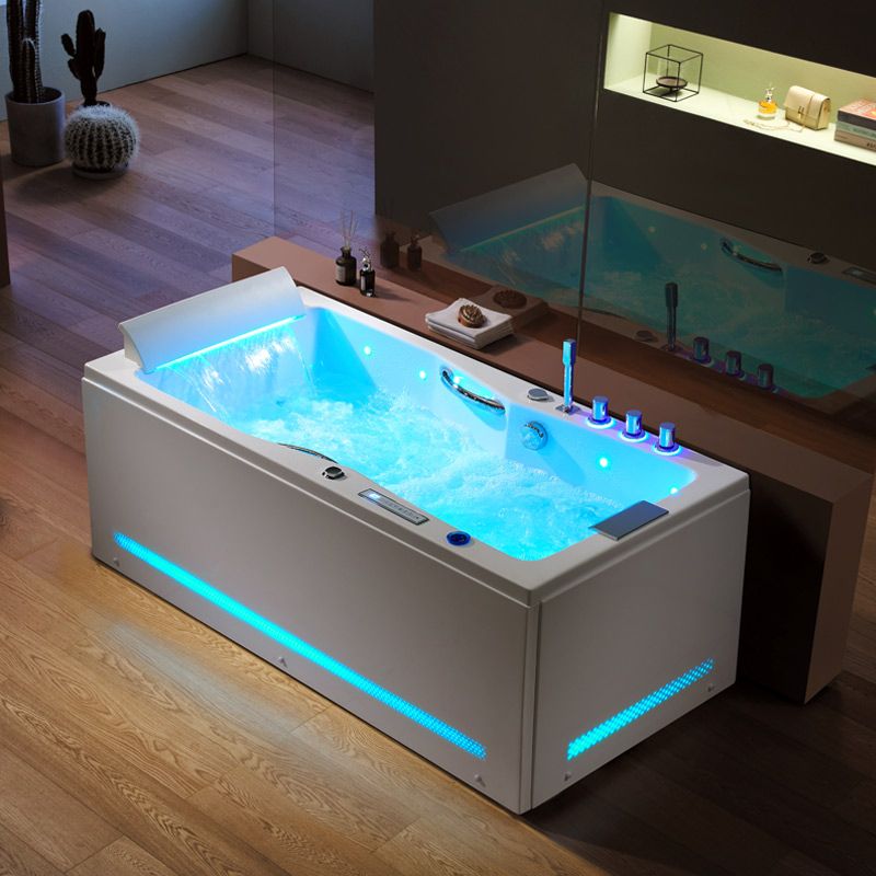 Baignoire balnéo rectangulaire Harmonie droite 43 jets