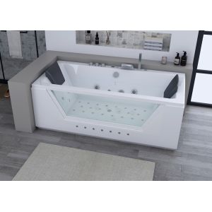 Baignoire balnéo rectangulaire Palamos 32 jets