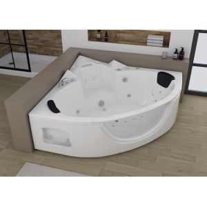 Baignoire Balnéo d'angle Seattle-S 26 jets
